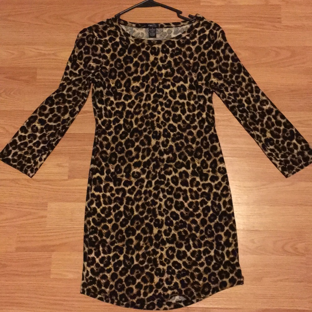 Cheetah print dress